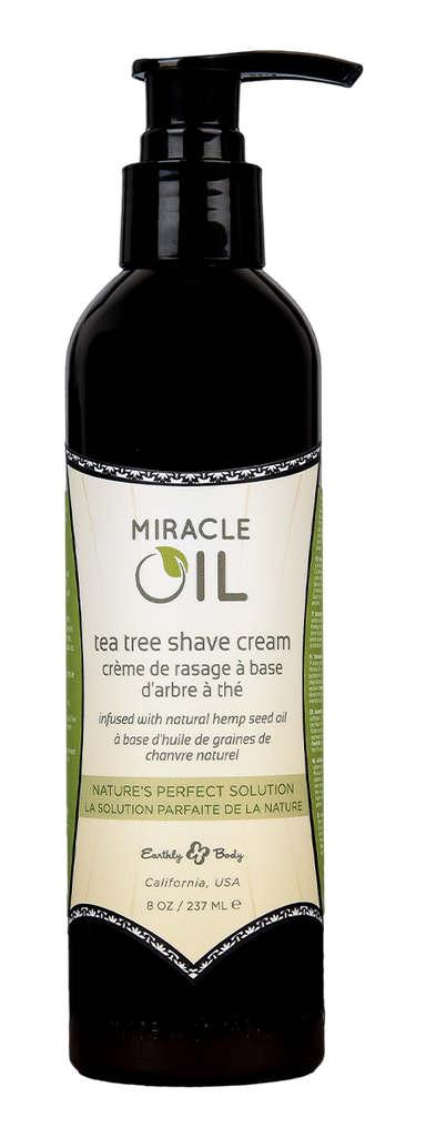 Miracle Oil Tea Tree Shave Cream 8 fl oz / 237 ml
