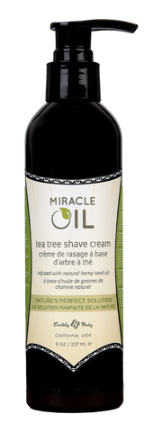 Miracle Oil Tea Tree Shave Cream 8 fl oz / 237 ml