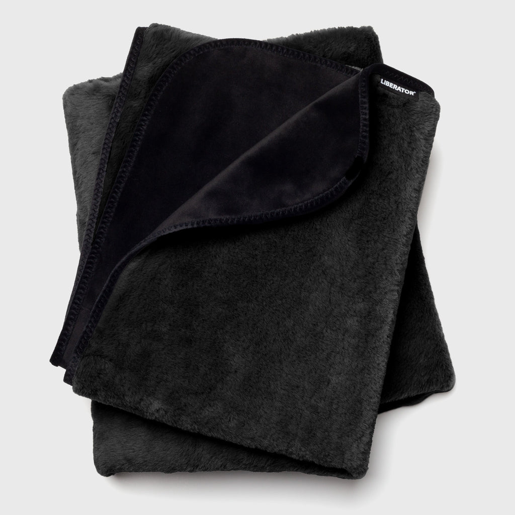 Fasinator Throw - Regular size - Faux Fur - Black & Black
