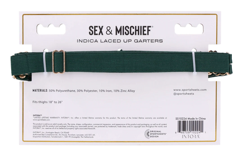 Indica Laced Up Garters