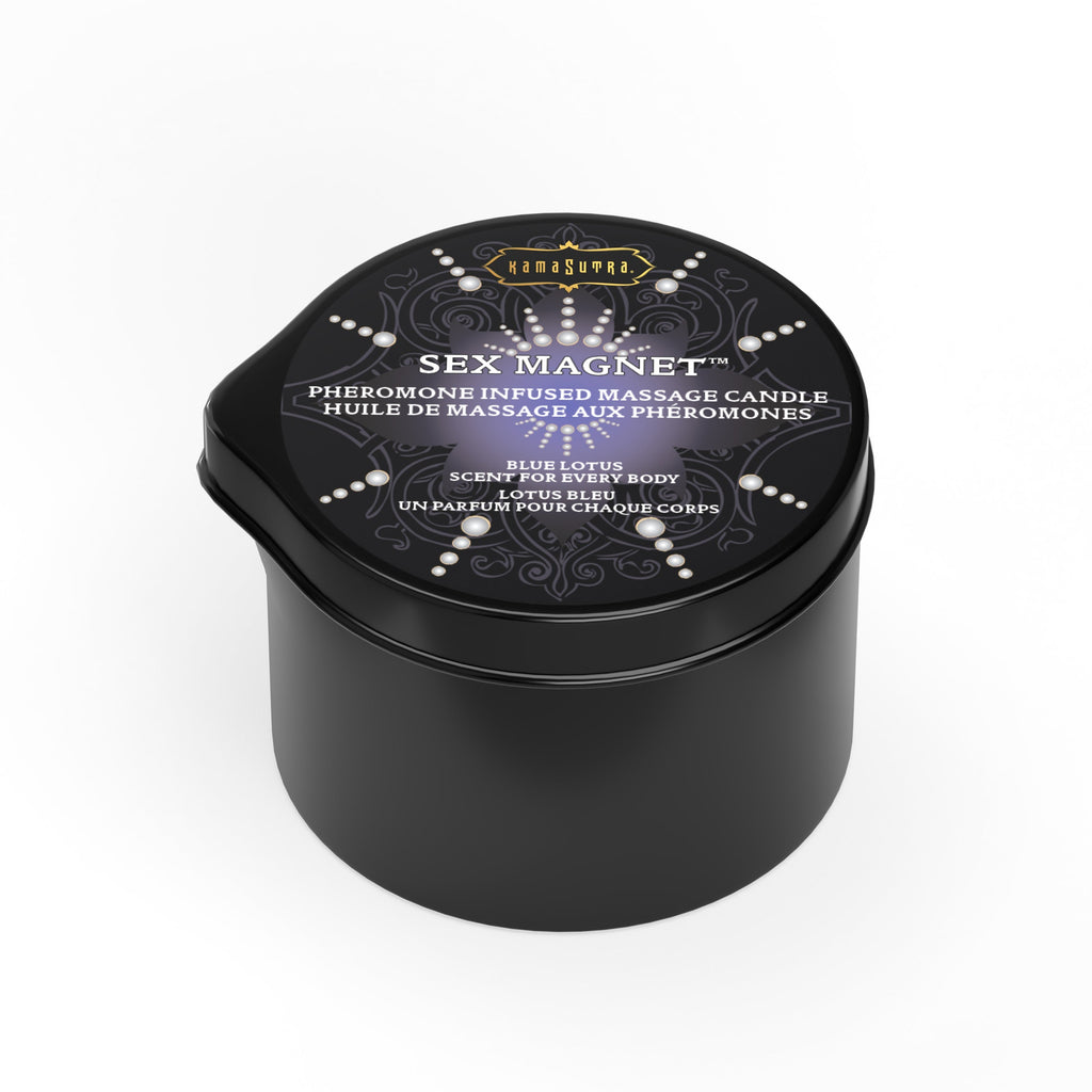 Sex Magnet Pheromone - Blue Lotus Massage Candle (with pour spout)   2 oz/59 g