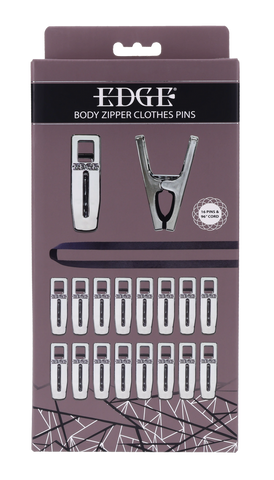 Edge Body Zipper Clothes Pins