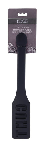 Edge CUNT Silicone Paddle