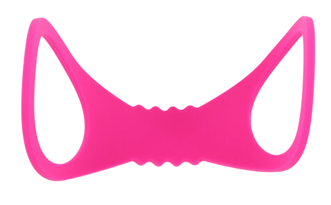 Large Hot Pink Silicone Cuffs