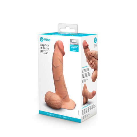 Slipskin Realistic Silicone Dildo - 8