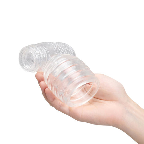 LE WAND CLEAR MALE MASTURBATOR WAND ATTACHMENT