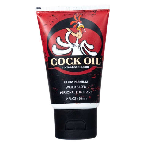Cock Oil Water-Based Lubricant – Squeeze Tube 2 oz