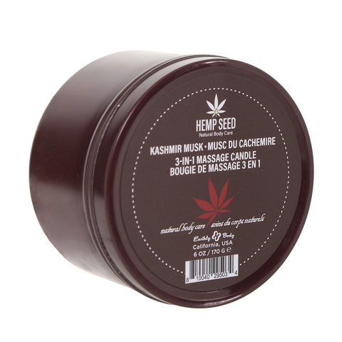 Hemp Seed Tranquility Massage Trio Gift Set - Kashmir Musk