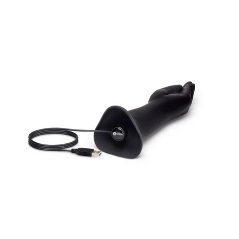 VIBRATING SILICONE FISTING DILDO