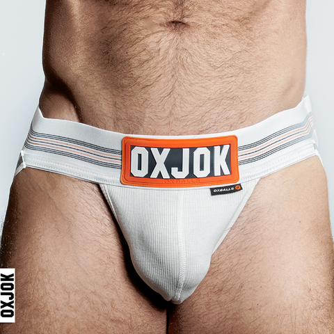 SLINGJOCK upthrust slider-strap jock WHITE SNOW XX-LARGE