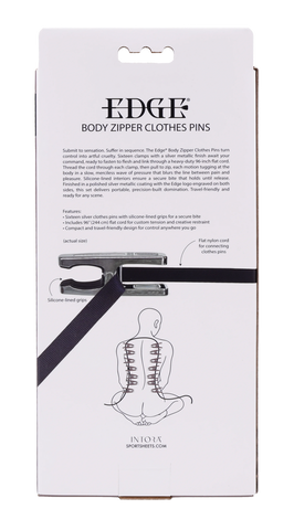 Edge Body Zipper Clothes Pins