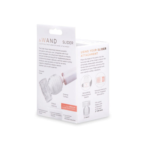 LE WAND CLEAR MALE MASTURBATOR WAND ATTACHMENT