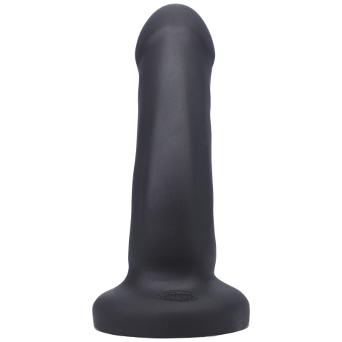 Dildo incurvé super doux - Noir