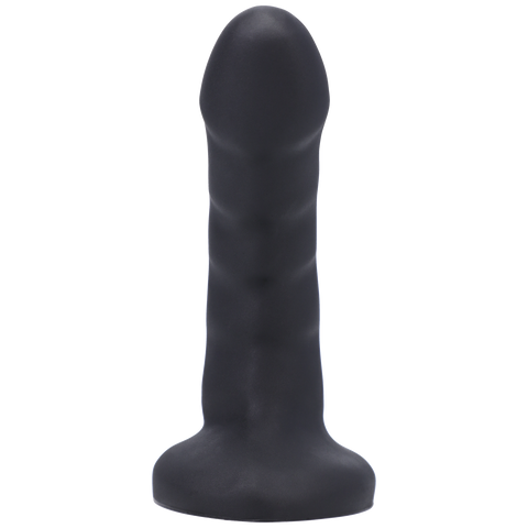 Dildo incurvé super doux - Noir
