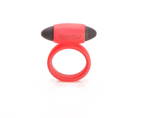 Anneau pour pénis vibrant super doux - Rouge