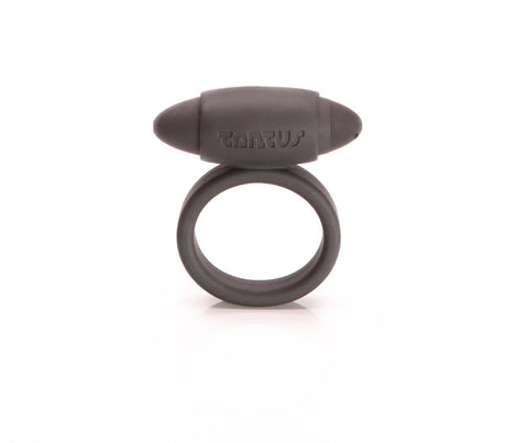 Anneau pour pénis vibrant super doux - Noir