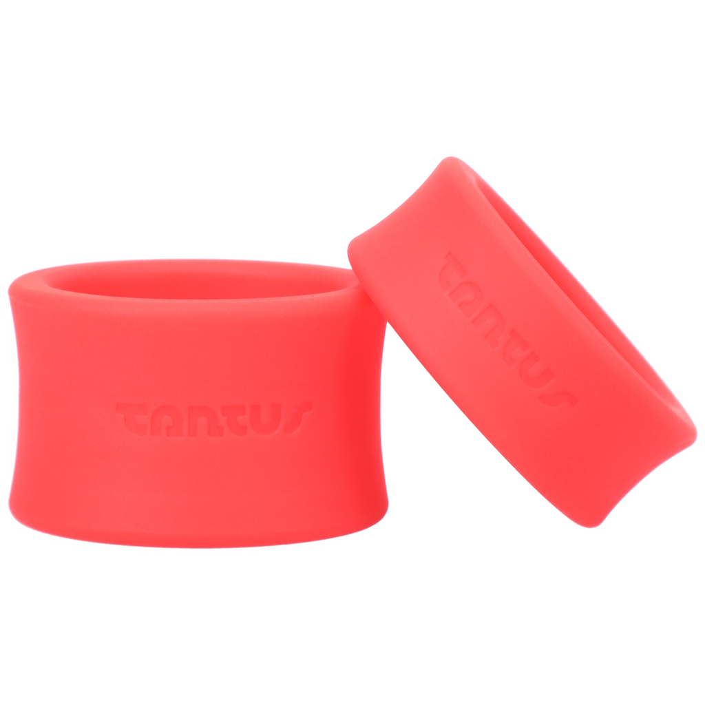 Penis Ring and Stretcher Set - Red