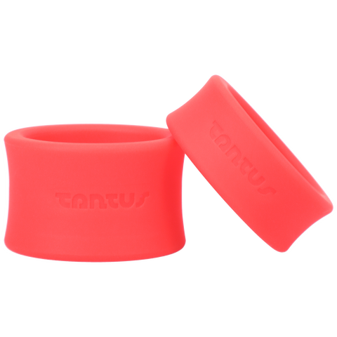 Penis Ring and Stretcher Set - Red