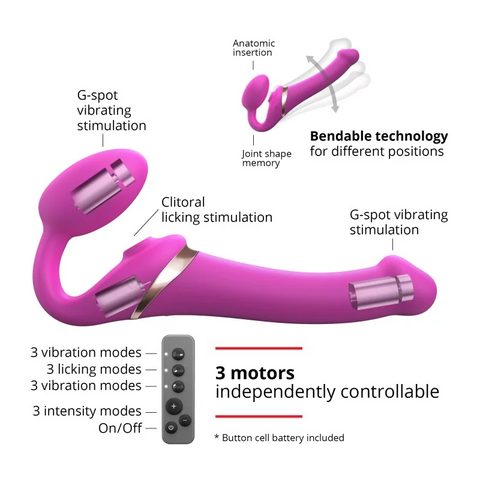 Vibrateur double stimulation 