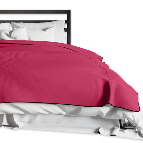 Fascinator Lush Throw Merlot Microvelvet - King Size