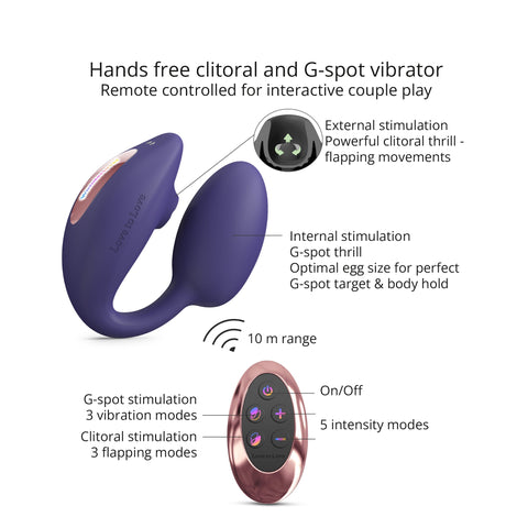 Vibrateur double stimulation 