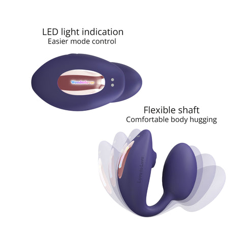 Vibrateur double stimulation 