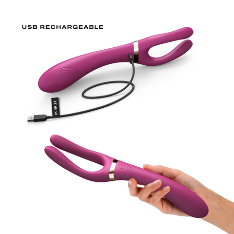 Vibrateur souple multi-fonction 