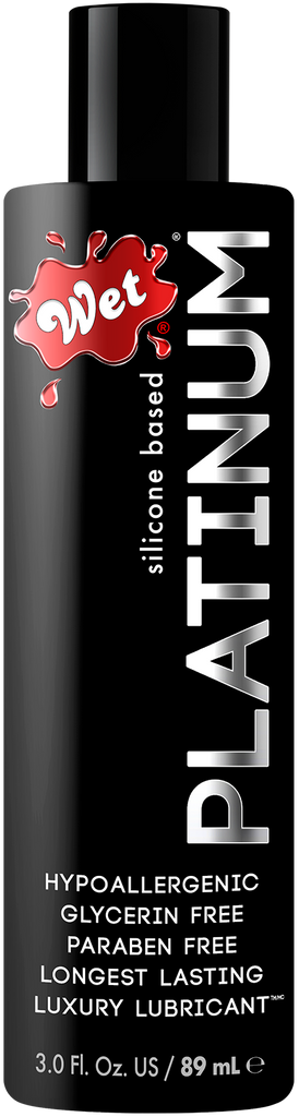 WET® Platinum® Silicone Lubricant 3 Fl. oz./89mL