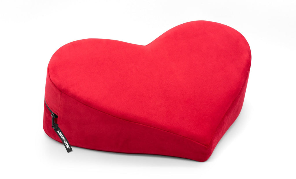 Rampe coeur en microfibre - Rouge