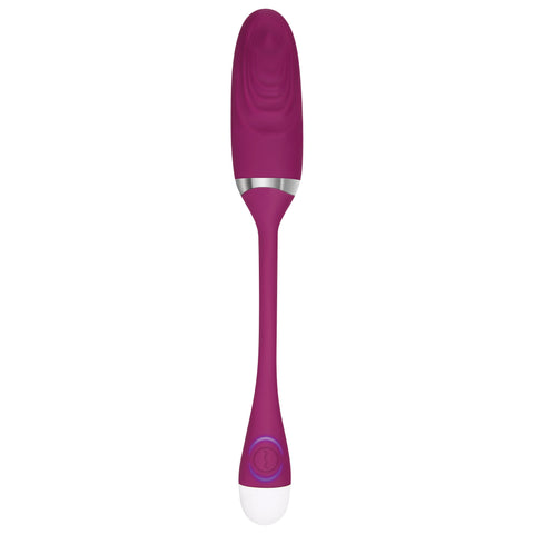 Adam & Eve EVE'S THUMPING LOVE BUTTON WHITE/BURGUNDY
