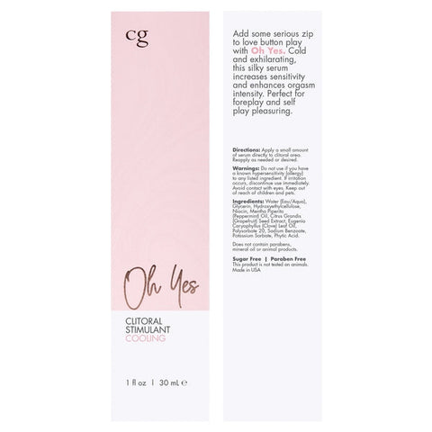Gel stimulant refroidissant pour clitoris 