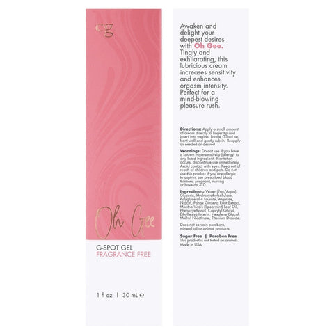 Gel stimulant pour Point G 