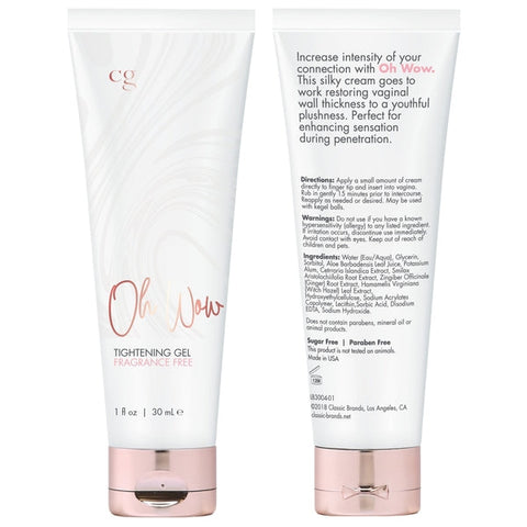 Gel raffermissant pour vagin 