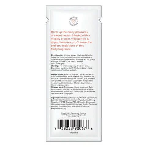 Sachet de crème à raser 