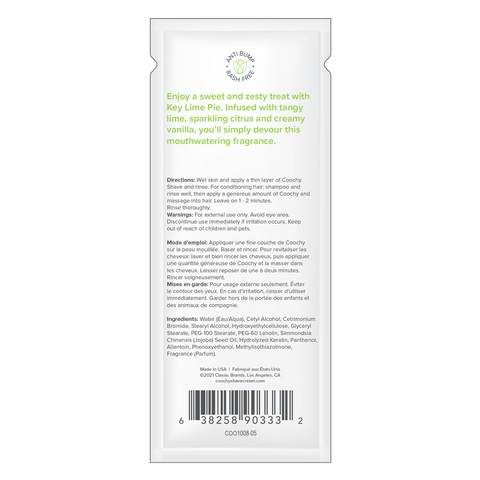 Sachet de crème à raser 