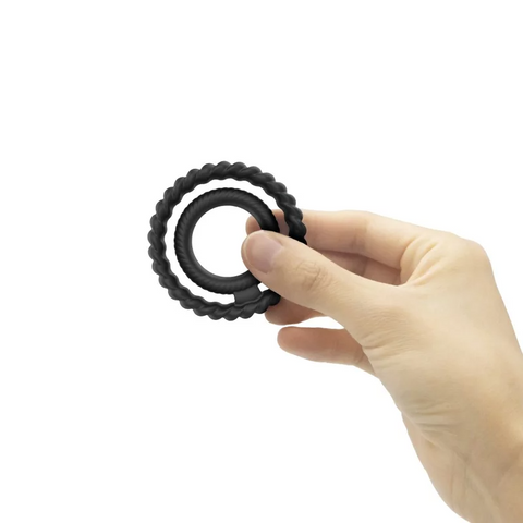 Anneau pour pénis ajustable double