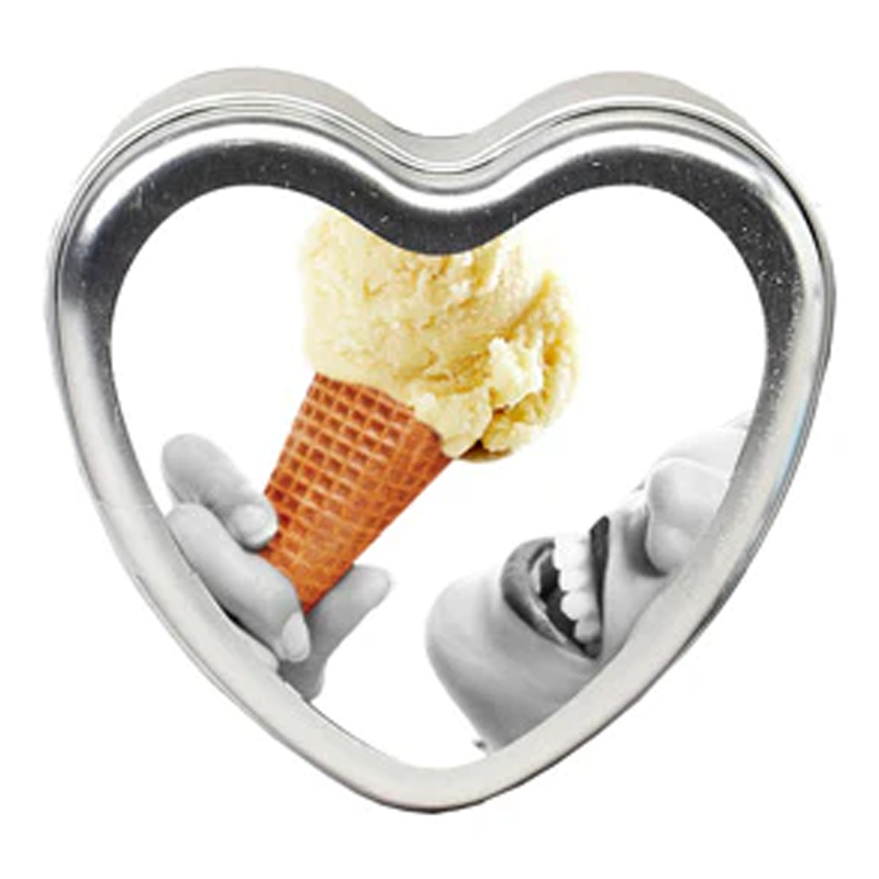 Bougie de massage comestible 