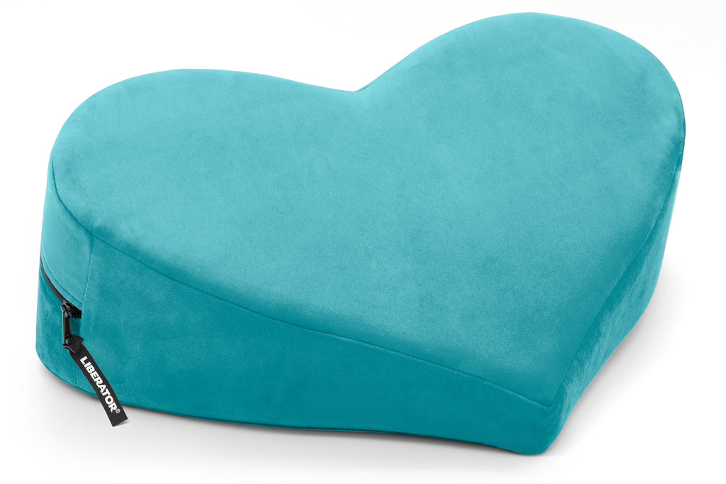 Rampe coeur en microfibre - Bleu