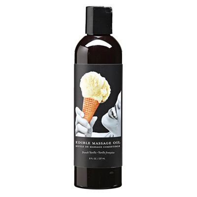 Huile de massage comestible 
