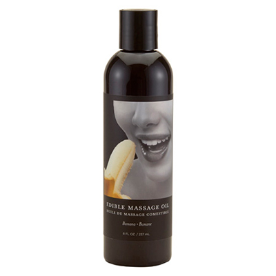 Huile de massage comestible 