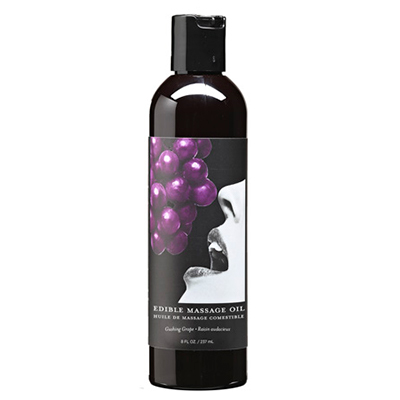 Huile de massage comestible 
