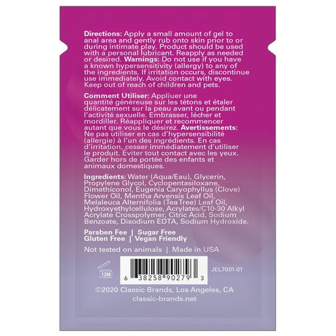 Gel désensibilisant - Non parfumé - 0.03 fl oz | 1 mL
