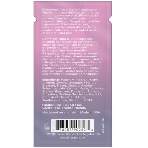 Gel stimulant pour clitoris 