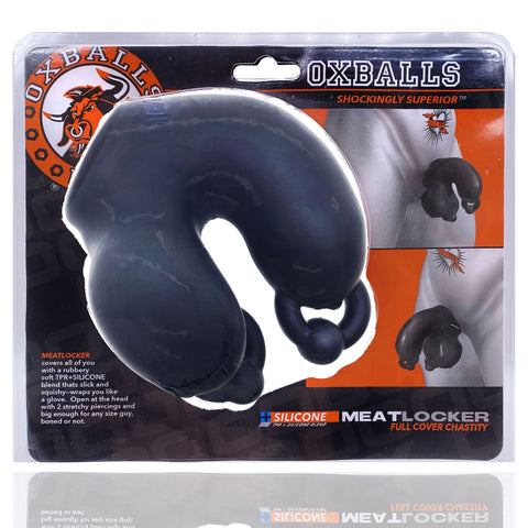 Oxballs MEATLOCKER, chastity - BLACK ICE