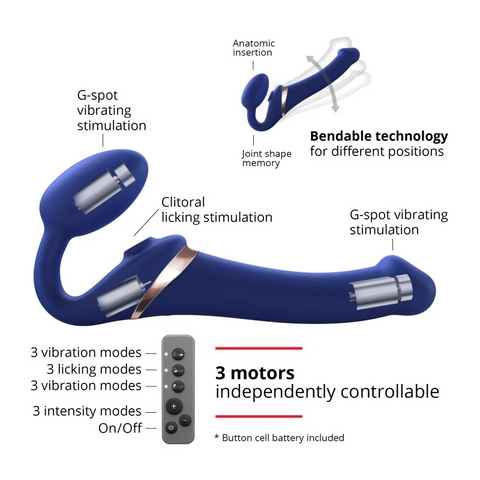 Vibrateur double stimulation 
