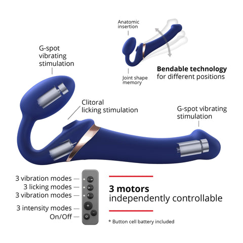 Vibrateur double stimulation 