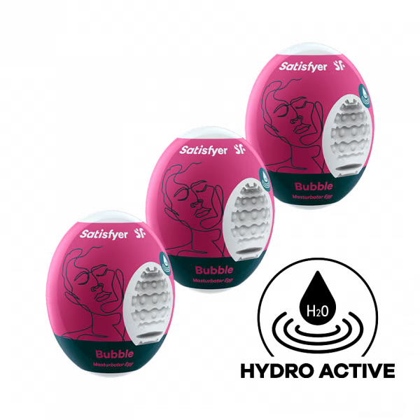 Oeuf de masturbation (Paquet de 3) - Bubble