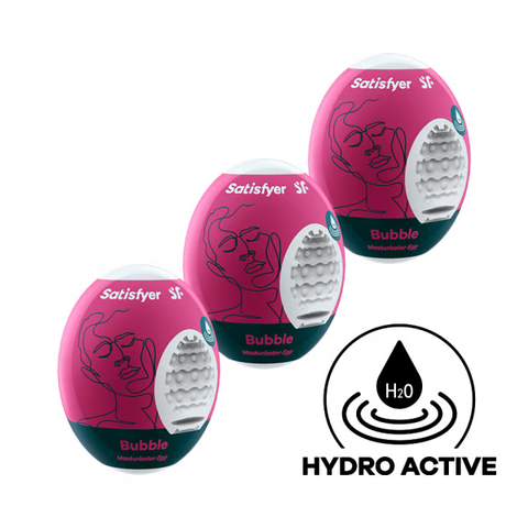 Oeuf de masturbation (Paquet de 3) - Bubble