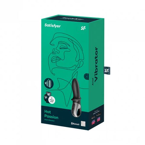 Vibrateur anal chauffant 