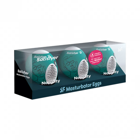 Oeuf de masturbation (Paquet de 3) - Naughty